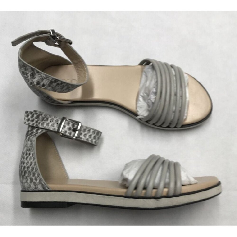 LOGO Grace Gladiator Sandals Womens 7M Multicolor Leather Snake Print